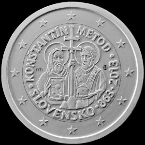 Slowakische Zwei-Euro-Münze
