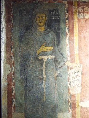 Franziskus-Fresco in Subiaco