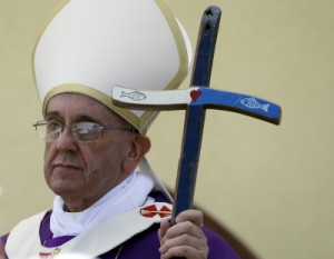 Papst Franziskus auf Lampedusa