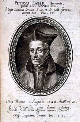 Petrus Faber aus dem Bistum Genf, erster Gefährte des heiligen Vaters Ignatius, gestorben in Rom am 1. August 1546