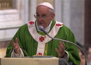 Papstpredigt in der PFarrei Sacro Cuore, Rom, 19. Januar