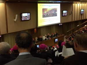 Anfangsgebet der Synode mit Papst Franziskus