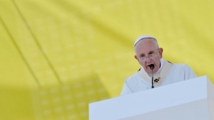 Papst Franziskus predigt in Sarajevo