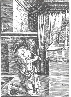 Albrecht Dürer: König David tut Buße
