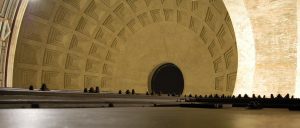 In ungewöhnliches Perspektive: Die Kuppel des Pantheon, Rom